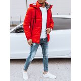 DStreet Zimowa pikowana kurtka męska czerwona | Shoptok.si