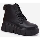 VINCEZA Leather Insulated Women's Boots on Platform | shoptok.hr