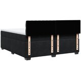  Krevet s oprugama i madracem crni 200x200 cm baršunasti | shoptok.hr