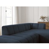 Bobochic Paris Tamno plava kutna garnitura od bouclé tkanine (s desnim kutom/s ležaljkom) Annecy – | shoptok.hr