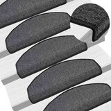  Prostirke za stepenice 20 kom 65x24x4 cm antracit poluokrugle velike | shoptok.hr