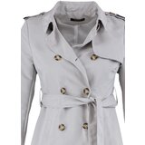 Trendyol Stone Belted Button Closure Fit Pattern Trench Coat | Shoptok.si