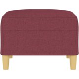  Tabure crvena boja vina 70 x 55 x 41 cm od tkanine | shoptok.hr