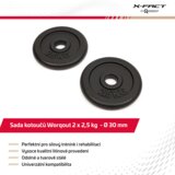 Worqout Weights 2.5Kg Iron Weight Plates x 2 pc - unisex | shoptok.hr