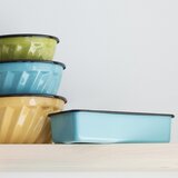 RIESS Pekač za kruh Colorful 30x10xh7,6cm / pravokoten / moder / emajl, (5000241653) | Shoptok.si