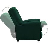  Naslonjač od tkanine tamnozeleni | shoptok.hr