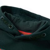  Dječja topla majica s kapuljačom tamnozelena 128 | shoptok.hr