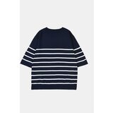 Sinsay Sveter s kratkim rukavima na pruge | shoptok.hr