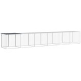  Kavez za kokoši s krovom antracit 603x98x90 cm pocinčani čelik | shoptok.hr