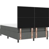  s opruga kutije Tamno siva 140 x 190 cm tkanina | shoptok.hr