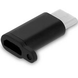 AVIZAR Adapter za polnjenje in sinhronizacijo, USB tipa C na mikro USB ženski - crn, (21123572) | Shoptok.si