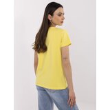 BASIC Feel Good T-shirt-CLM-TS-1639.12-yellow | Shoptok.si