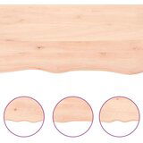  Stenska polica 40x30x(2-6) cm neobdelana trdna hrastovina | Shoptok.si