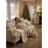 Tiseco Home Studio Bež flanelska deka s božićnim motivom 130x160 cm XMAS – | shoptok.hr