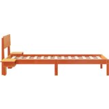  Krevet s okvirima i noćnim ormarićima Voštano smeđa 75 x 190 cm | shoptok.hr