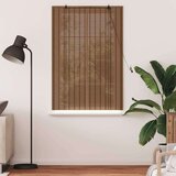 vidaXL Zavese in rolete z zavesami Rjava 100 x 160 cm Bambus | Shoptok.si