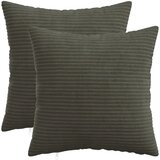 Presvlaka za jastuk 2 pcs HEERLEN Antracit 50 x 50 cm Kord - Antracit 50 x 50 cm 2 | shoptok.hr
