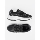 Shelvt Black sneakers with mesh and white sole | Eponuda.ba