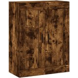  Visoka komoda dimljeni hrast 69 5x34x180 cm konstruiranog drva | shoptok.hr
