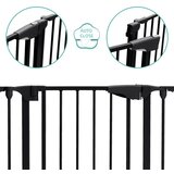 Fillikid zaštitna ograda 320 cm, black | shoptok.hr