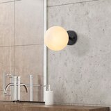 Opviq lights Črna/bela stenska svetilka ø 15 cm Atmaca – | Shoptok.si