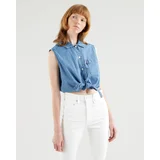 Levi's Rumy Button Crop top Modra