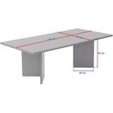  Konferencijski stočić NEL 119x60 cm crna | Eponuda.com