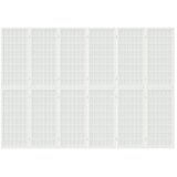 Sklopiva sobna pregrada 6 panela japanski stil 240x170cm bijela | shoptok.hr