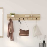  Vješalica za kapute na zidu Sonoma hrast 100 x 10,5 x 18 cm | shoptok.hr
