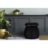 Kayoom TABURE, tekstil črna, zlate barve | Shoptok.si