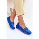 Boto Ladies Suede Moccasins Cobalt Lenvie | Shoptok.si