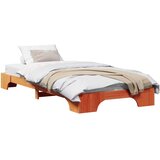  Krevetna konstrukcija Vosak smeđa 80 x 200 cm | shoptok.hr