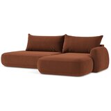 Makamii Sklopiva kutna garnitura boja terakote (s desnim kutom/s ležaljkom) Hale – | shoptok.hr