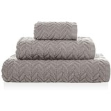 Sorema Ručnik Chevron 70x140 cm, siva | shoptok.hr