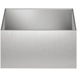  Vrtna saksija Srebrna 80 x 80 x 40 cm Nehrđajući čelik | shoptok.hr