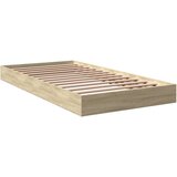  Okvir za krevet boja hrasta 90 x 190 cm od konstruiranog drva | shoptok.hr
