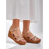 Resti Women's wedge sandals with rhinestones and glitter Eclat | shoptok.hr