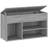  Klupa za cipele boja sivog hrasta 80x30x45 cm konstruirano drvo | Eponuda.ba