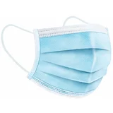  10x Higijenska zaštitna maska ​​za odrasle - 3 sloja plava u zip vrećici