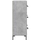  Komoda siva boja betona 69 5x34x90 cm od konstruiranog drva | shoptok.hr