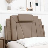  Jastuk za uzglavlje boja cappuccina 80 cm od umjetne kože | shoptok.hr