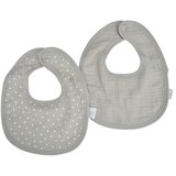 Bébé Douceur Sivi slinčki iz muslina v kompletu 2 ks – | Shoptok.si