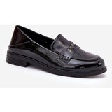 VINCEZA Elegant Patent Leather Women's Moccasins Made Of Natural Leather | Shoptok.si