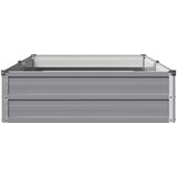  Povišeni vrtni krevet Siva 160 x 80 x 24 cm | shoptok.hr