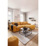 Modern Living sedežna garnitura pedro, gorčična barva, žamet | Shoptok.si