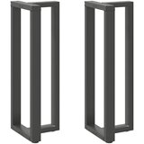  Noge za barski stol T-oblika 2 kom antracit 40x35x(110-111) cm čelik | shoptok.hr