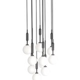 Open Design OR85372 - Luster na sajli ERO 10xG9/8W/230V crna | Eponuda.com