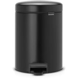 Brabantia Kanta za smeće s pedalom Newicon 5 L s plastičnim unutarnjim dijelom - Matt Black | shoptok.hr