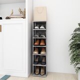 Ormarić za cipele boja betona 27,5x27x102cm konstruirano drvo | shoptok.hr