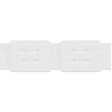 vidaXL Vzglavna stranica bela 183 cm umetno usnje | Shoptok.si